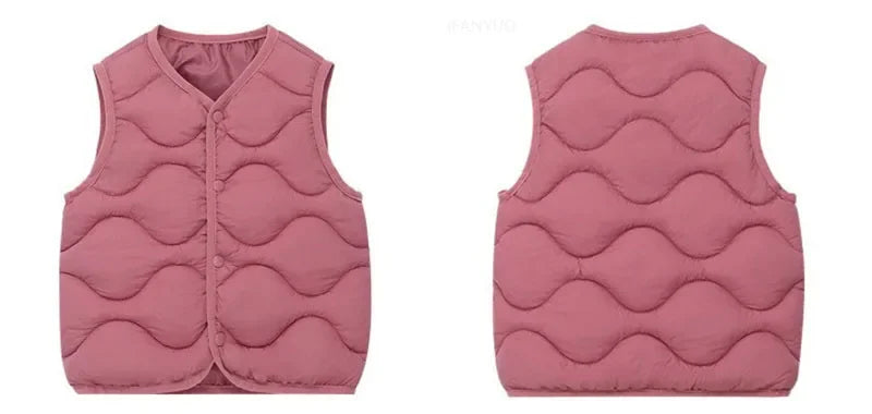 Kids Winter Vest – Warm Outdoor Padded Waistcoat