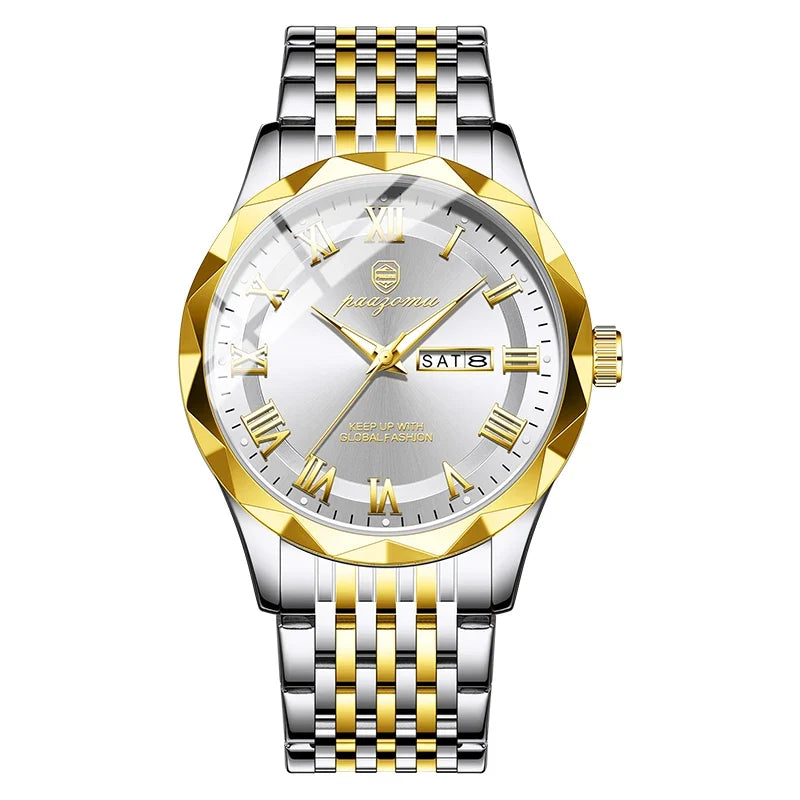 2025 New Modern Simple Creative Sport and Leisure Watch Creative Design Waterproof Quartz Movement Energy Watches Gift for Men