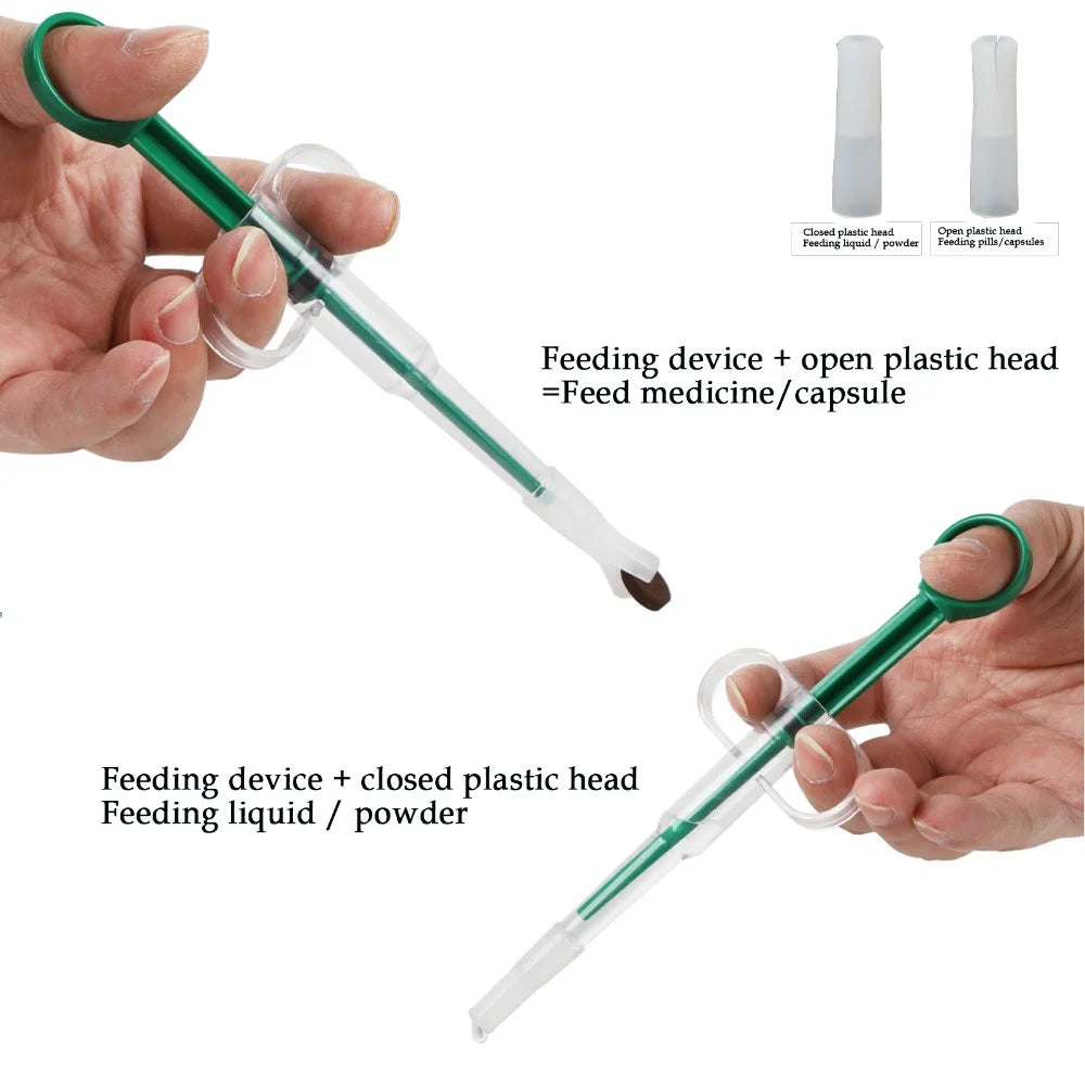 Pet Pill Feeder – Soft Tip Pill Syringe Dispenser for Dogs & Cats, Easy Tablet & Capsule Medicine Shooter