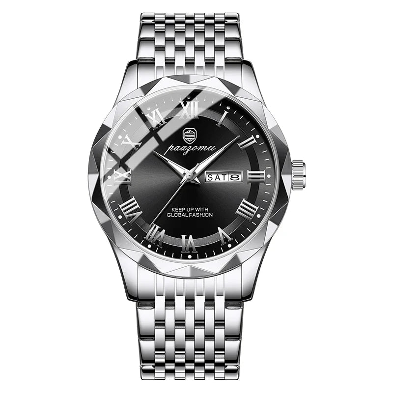 2025 New Modern Simple Creative Sport and Leisure Watch Creative Design Waterproof Quartz Movement Energy Watches Gift for Men