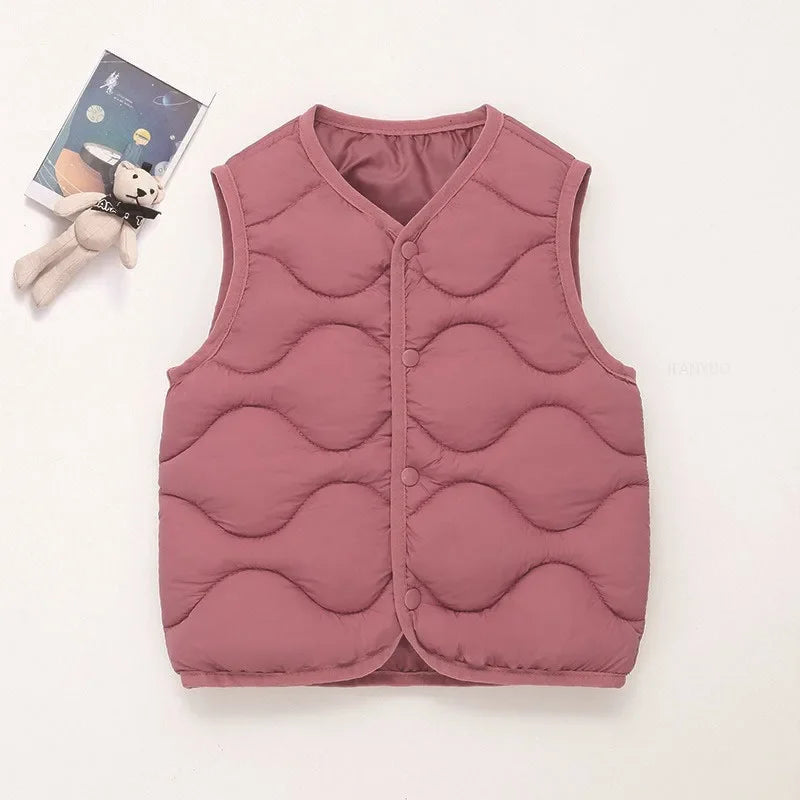 Kids Winter Vest – Warm Outdoor Padded Waistcoat