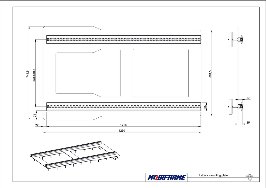 MobiFrame SAF42/43 Seat Bed