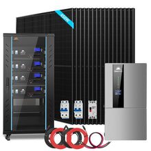 Load image into Gallery viewer, Hybrid Solar Kit 11.4KW 48V Split Phase 20.48KWH/51.2KWH Lithium Battery 450 Watt Solar Panel SGH-11N2E/ SGH-11N5E