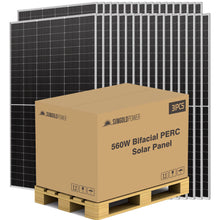 Load image into Gallery viewer, 560W Bifacial PERC Solar Panel  | SGP-560-SBD (31 PANELS) UL61730