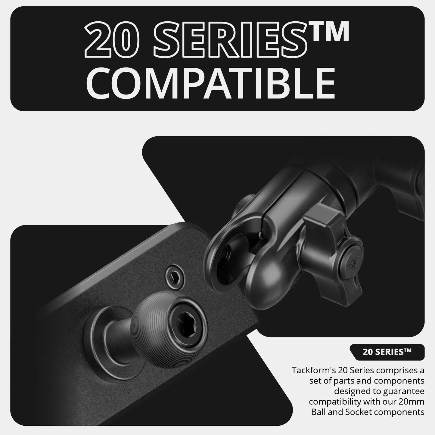 2020+ Ford Transit LINK™ Vent Mount Bracket With 20LITE Phone Holder | 3.5" Arm | (Not Compatible With Transit Connect)