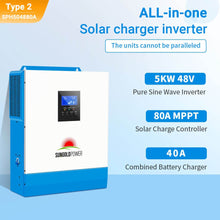 Load image into Gallery viewer, 5000W 48V Solar Charger Inverter