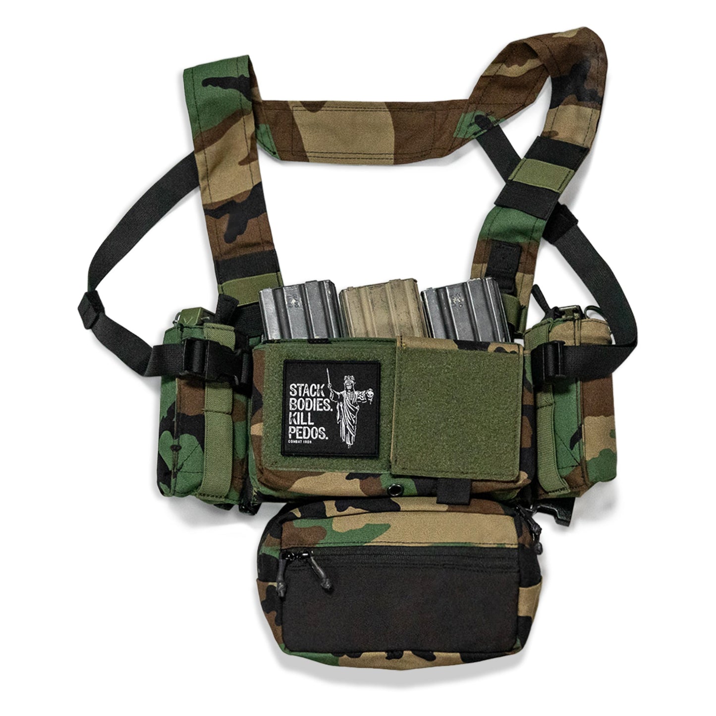 Stack Bodies. Kill Pedos Grim Reaper Velcro Patch
