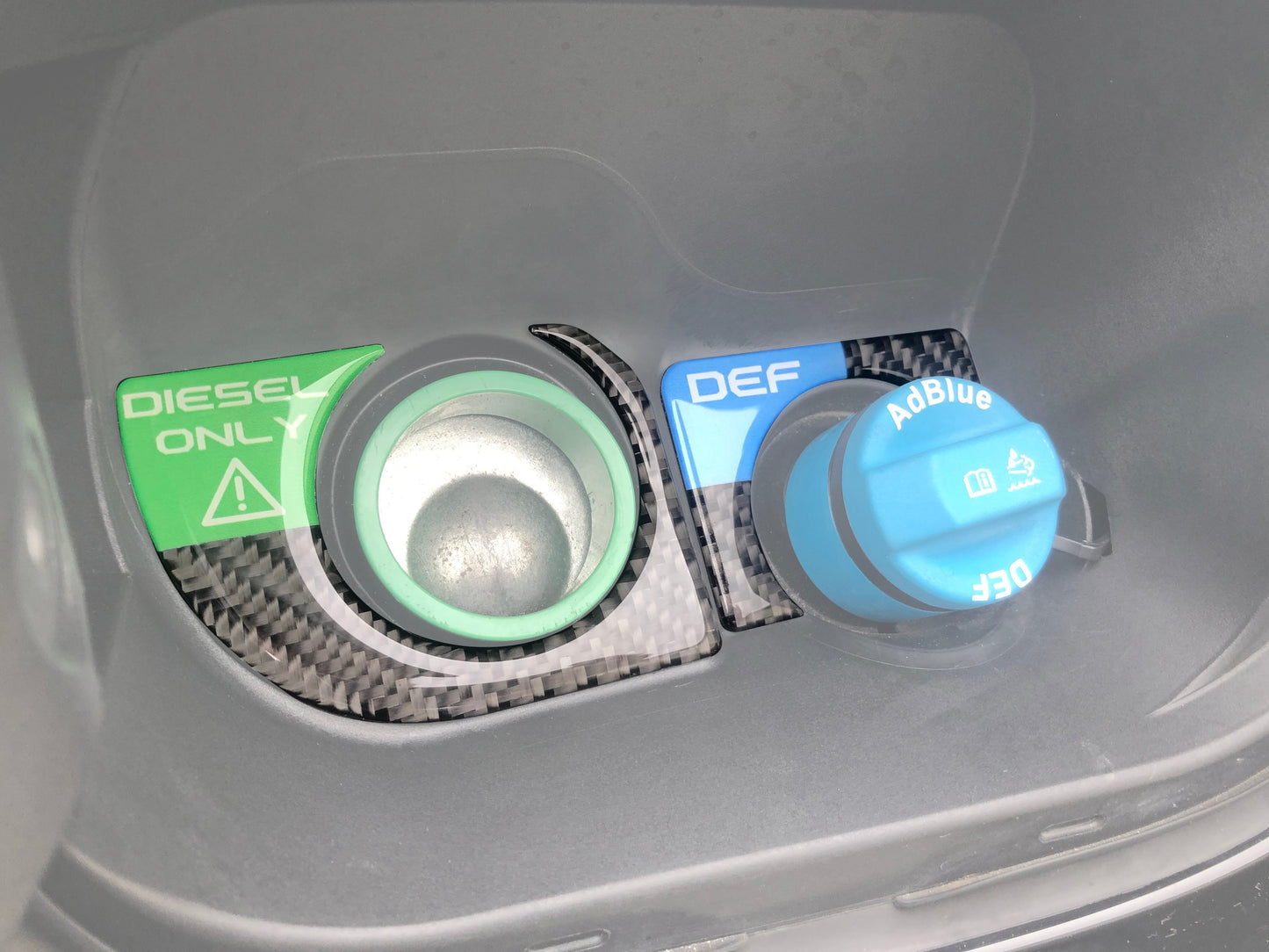 Fuel Fill Spout Ring Accent Overlays Fits 2019-2024 Chevrolet Silverado