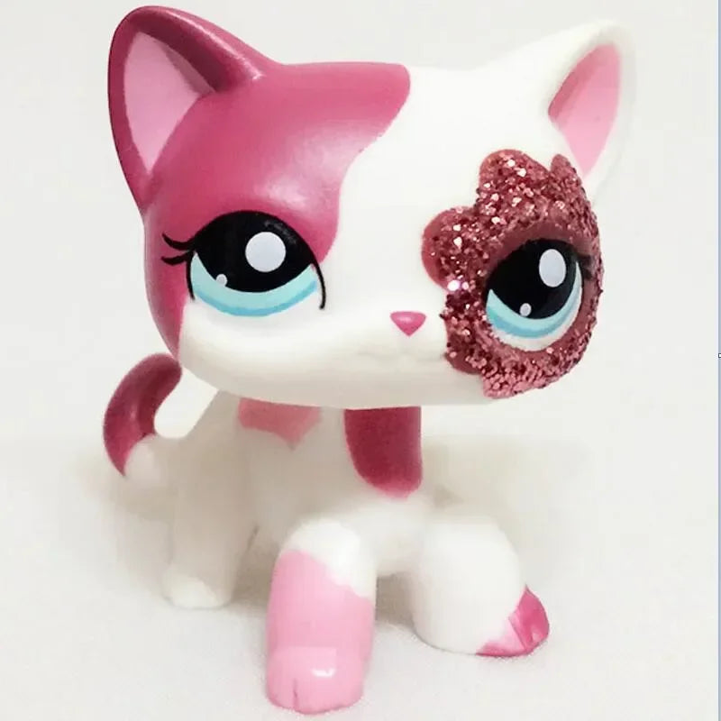 Mini Pet Shop Animal Figures Playset – Collectible Plastic Puppy & Kitty Toys