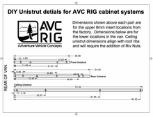 Load image into Gallery viewer, Transit Precut and Drilled Unistrut for Mounting Cabinetry