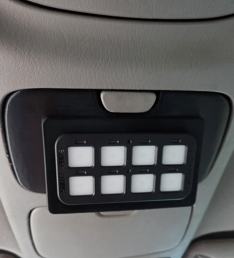 2001-2007 Toyota Sequoia/Tundra SwitchPros SP9100 Overhead Switch Panel Mount