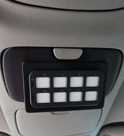 2001-2007 Toyota Sequoia/Tundra SwitchPros SP9100 Overhead Switch Panel Mount