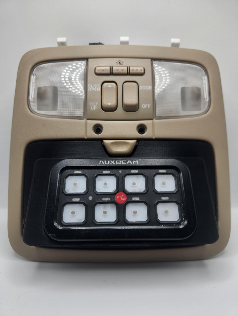 03-09 Lexus GX470 Auxbeam 8/6 Overhead Switch Panel Mount