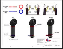 Load image into Gallery viewer, 1.5&quot; Offset Rear Ranger A-Arms with Adjustable Uppers