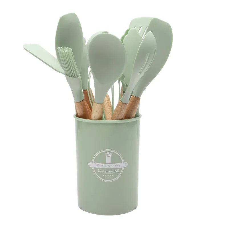 12-Piece Silicone Kitchen Utensil Set