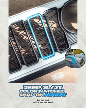 Load image into Gallery viewer, "Snap On" Accent Slot Cover for 24-25 Grille Wrangler JL JT Grille