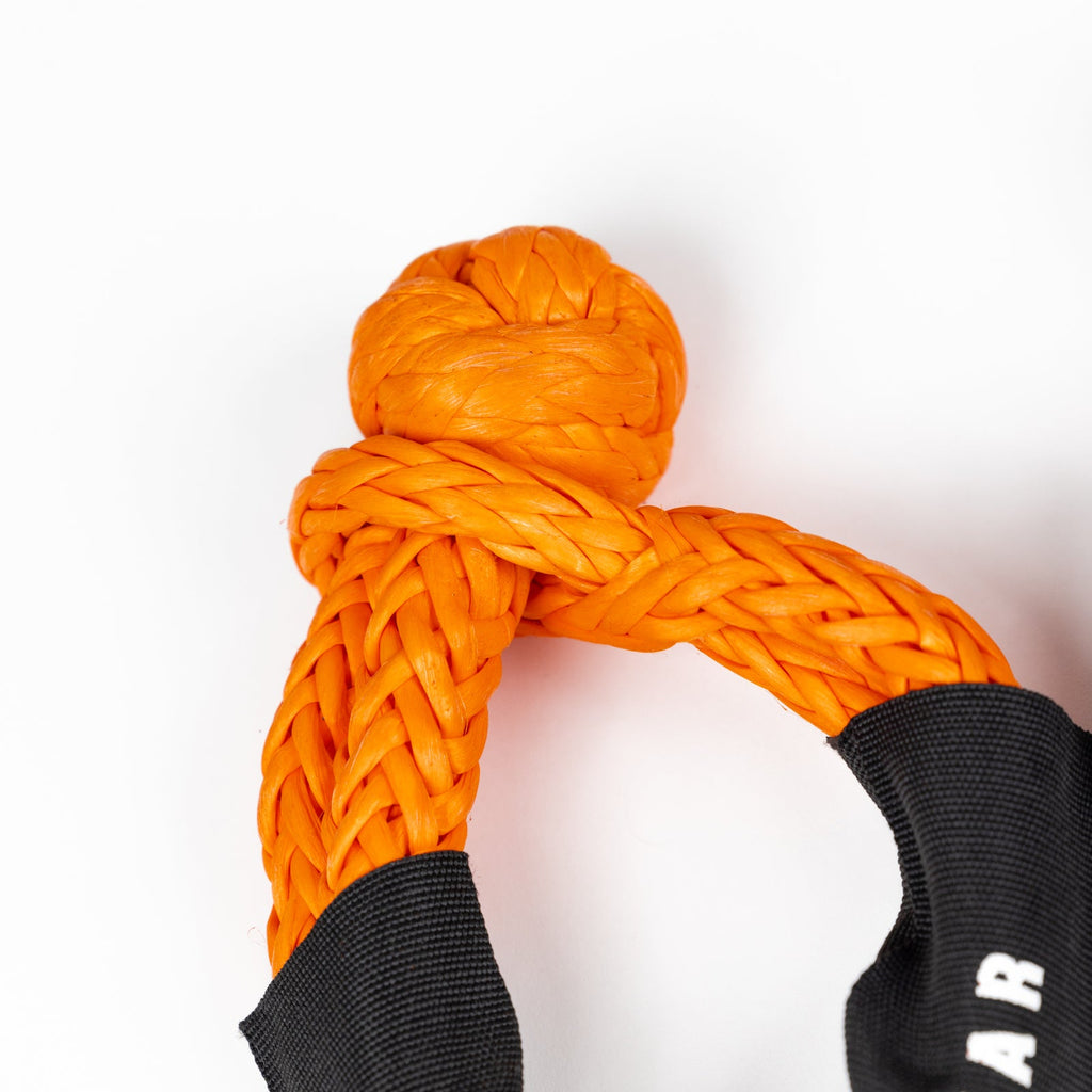 Two RotopaX 1/2" Soft Shackles displayed together, showcasing their versatility for connecting with recovery gear like tow straps and winches.