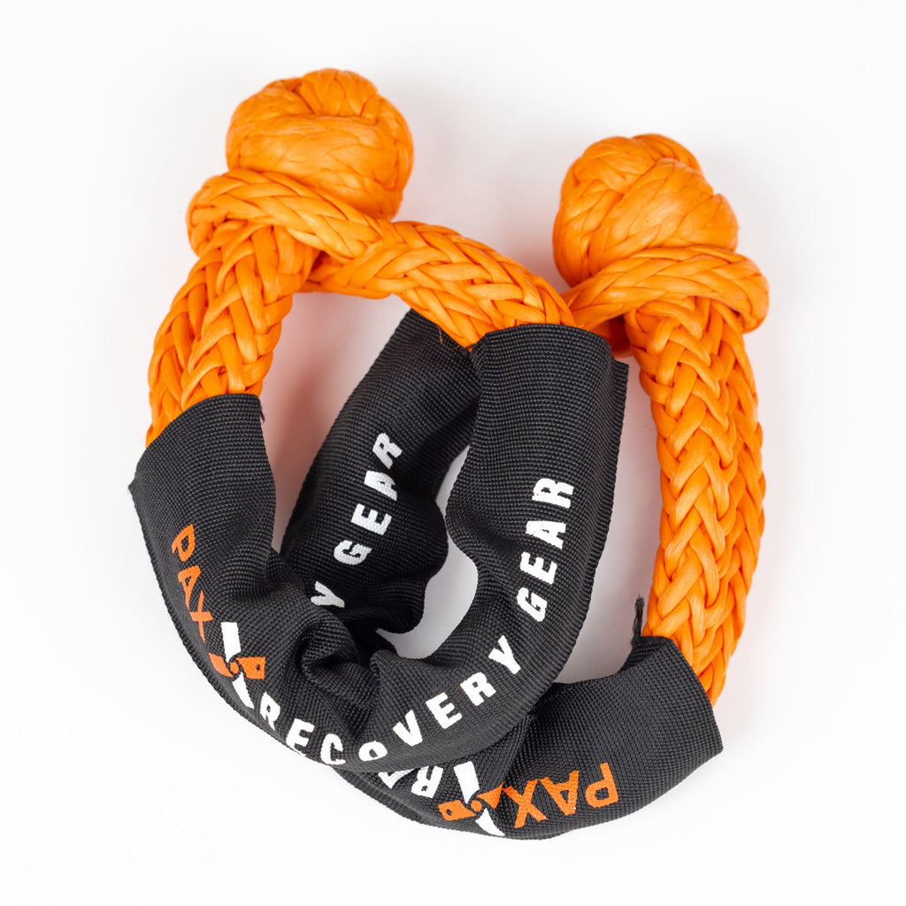 Innovative 1/2" Soft Shackle from RotopaX, ideal for safe and efficient outdoor recovery operations.