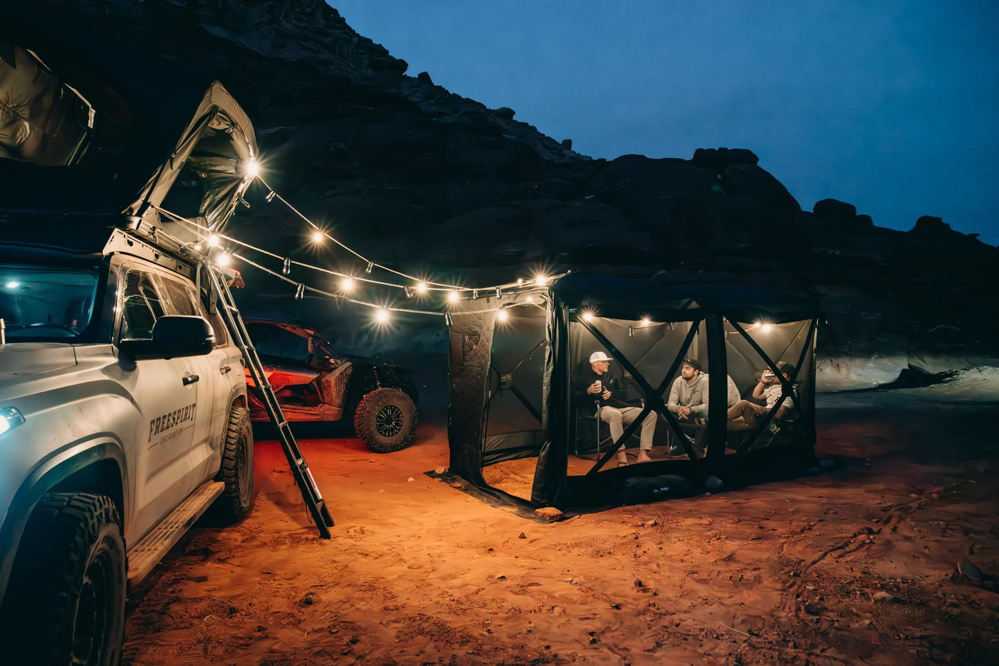 Camping String Lights with Speakers