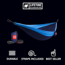 Load image into Gallery viewer, Double Deluxe Hammock w/Straps