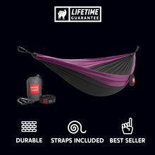 Load image into Gallery viewer, Double Deluxe Hammock w/Straps