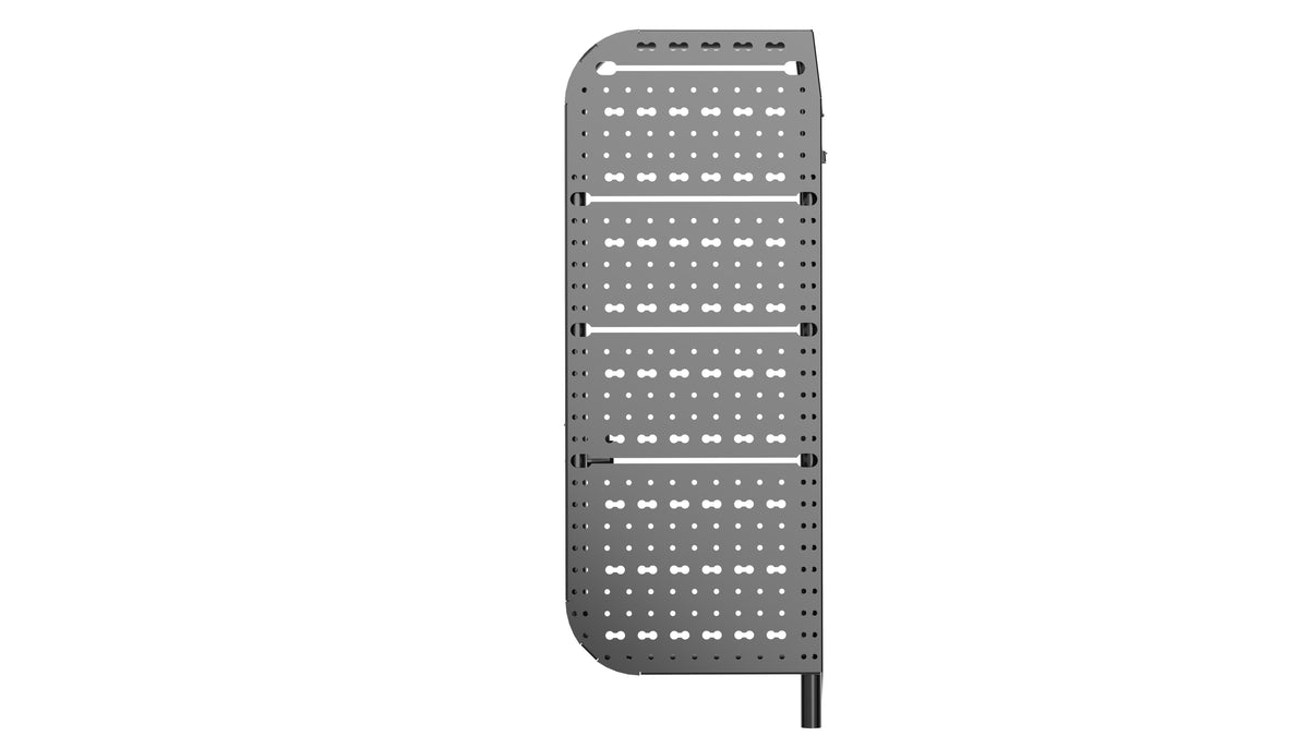 Ford Transit Rear Door Atlas Storage Rack | Passenger Side