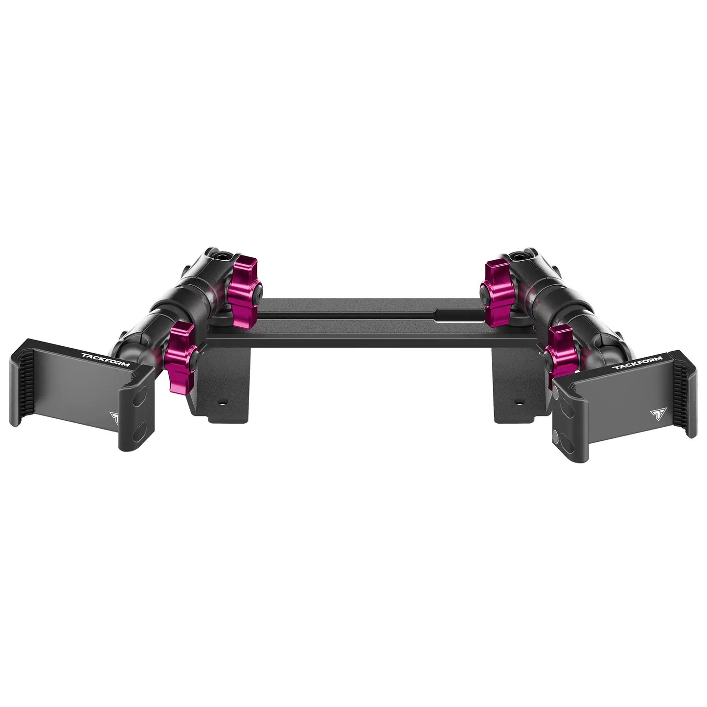 ‘15-‘20 Ford F-150, ‘17-‘22 Super Duty, ‘18-‘21 Expedition (See Compatibility Info For Year/Trim Details) Tackform Slim Track Dash Bracket With Dual 20LITE Phone Mounts