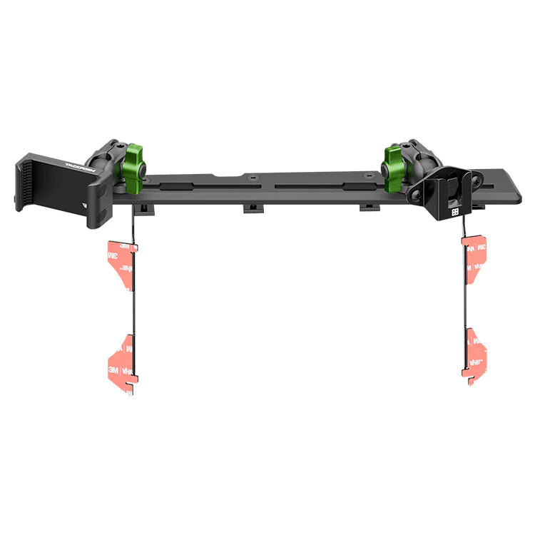 2016-2023 Toyota Tacoma Tackform Slim Track Dash Bracket With 20LITE Phone & CB Microphone Mounts