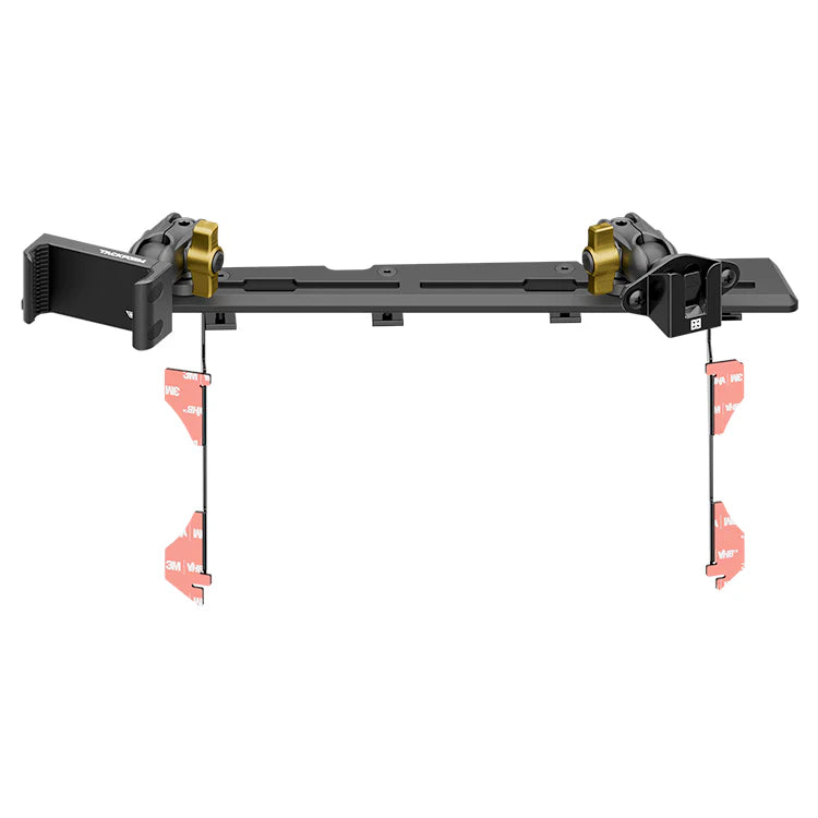 2016-2023 Toyota Tacoma Tackform Slim Track Dash Bracket With 20LITE Phone & CB Microphone Mounts