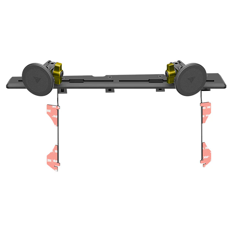 2016-2023 Toyota Tacoma Tackform Slim Track Dash Bracket With Dual MagSafe Phone Mounts