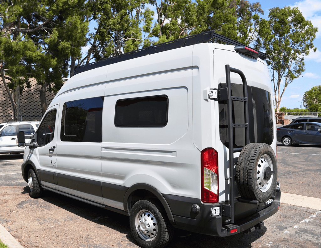 TRANSIT REAR TIRE CARRIER LADDER