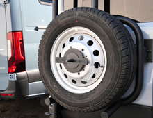 Load image into Gallery viewer, TRANSIT REAR TIRE CARRIER LADDER