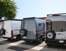 Load image into Gallery viewer, TRANSIT REAR TIRE CARRIER LADDER