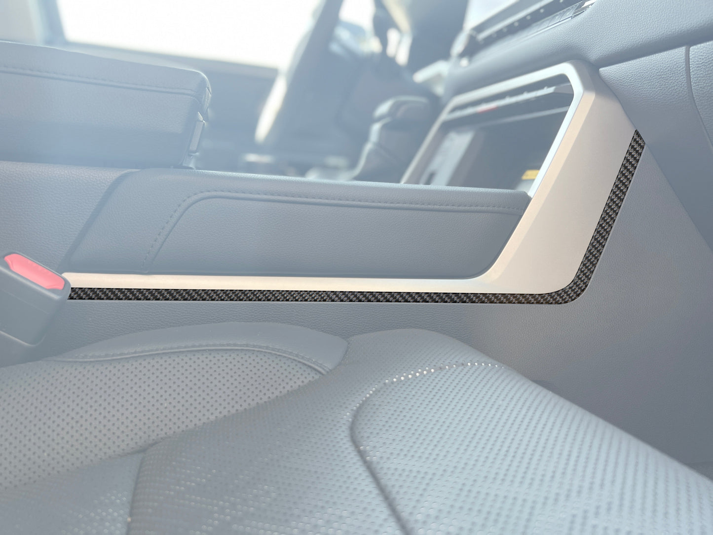 Center Console Side Accent Trim Fits 2022-2026 Toyota Tundra & 2023-2026 Toyota Sequoia