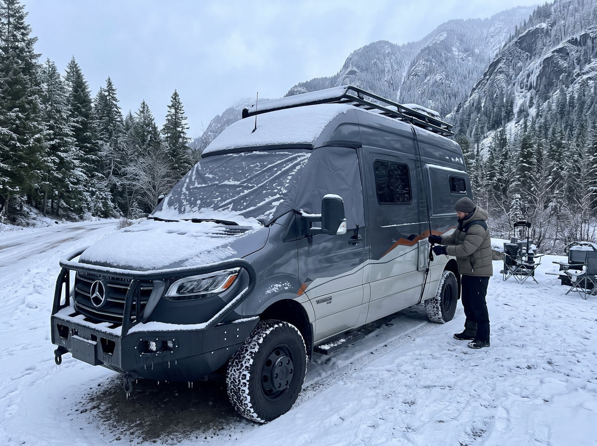 Van Outer Windshield Cover | Sprinter, Revel, Storyteller, Jayco & EKKO