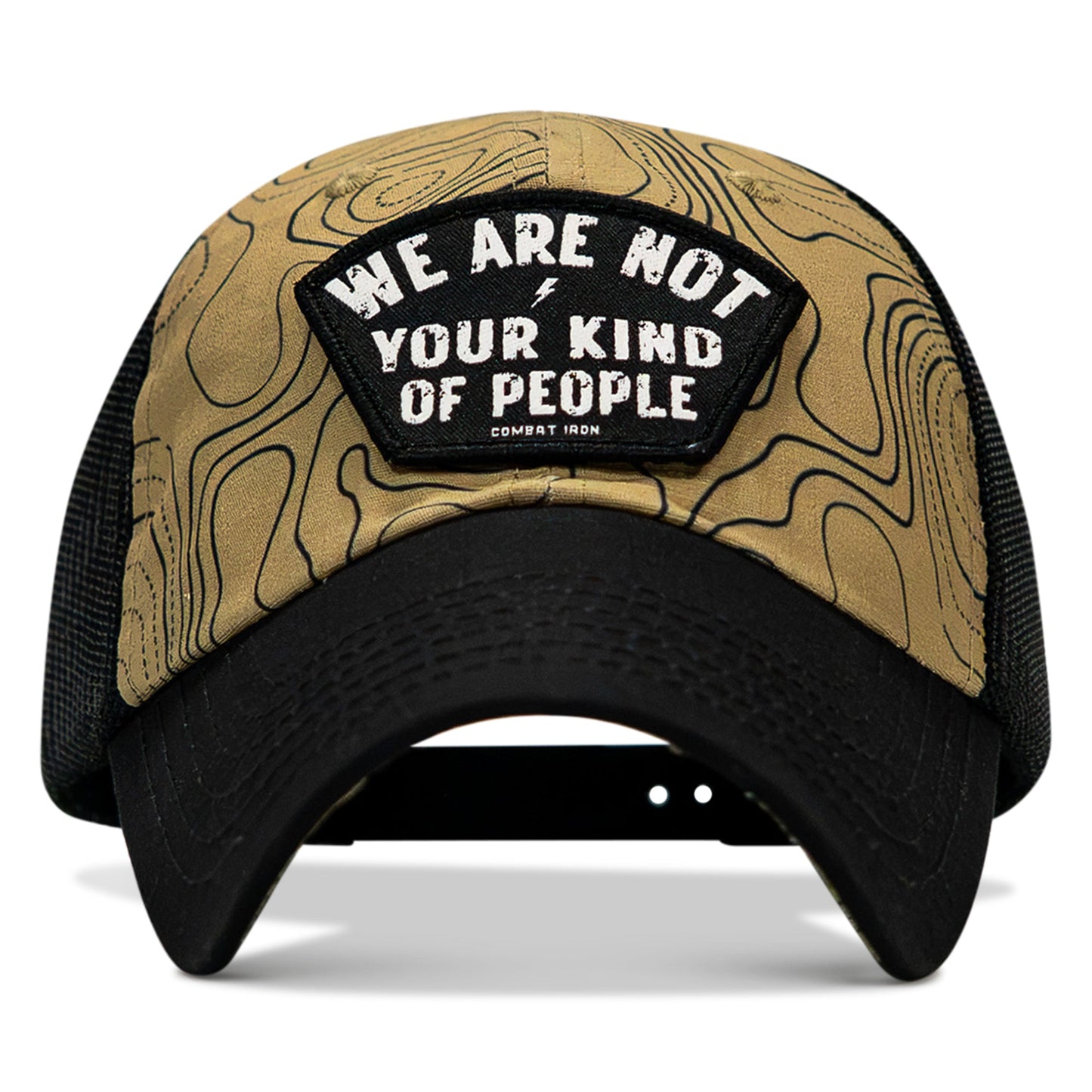 We Are Not Your Kind Of People Patch Tactical Ripstop Mesh Snapback Hat