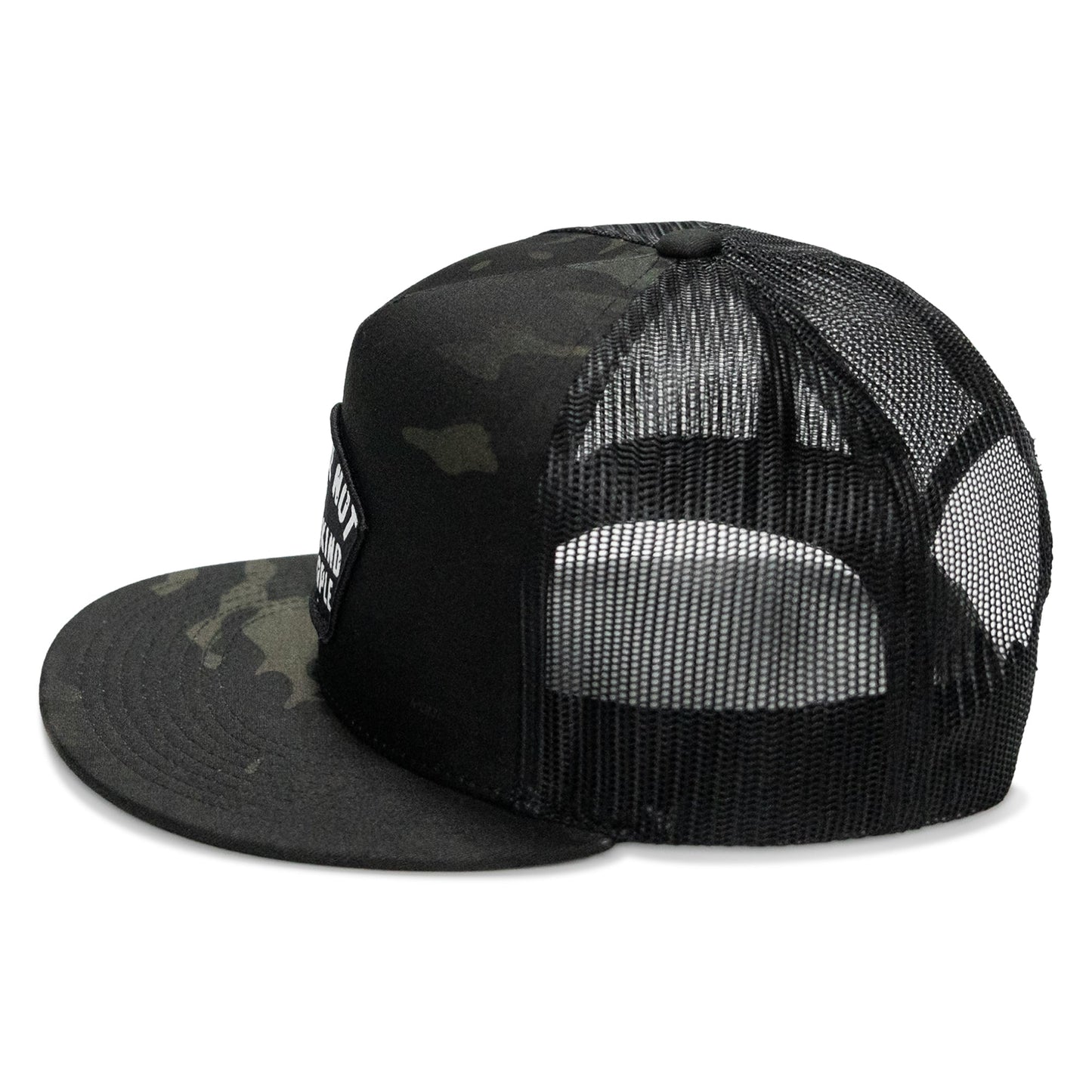 We Are Not Your Kind Of People Patch Flatbill Snapback Hat