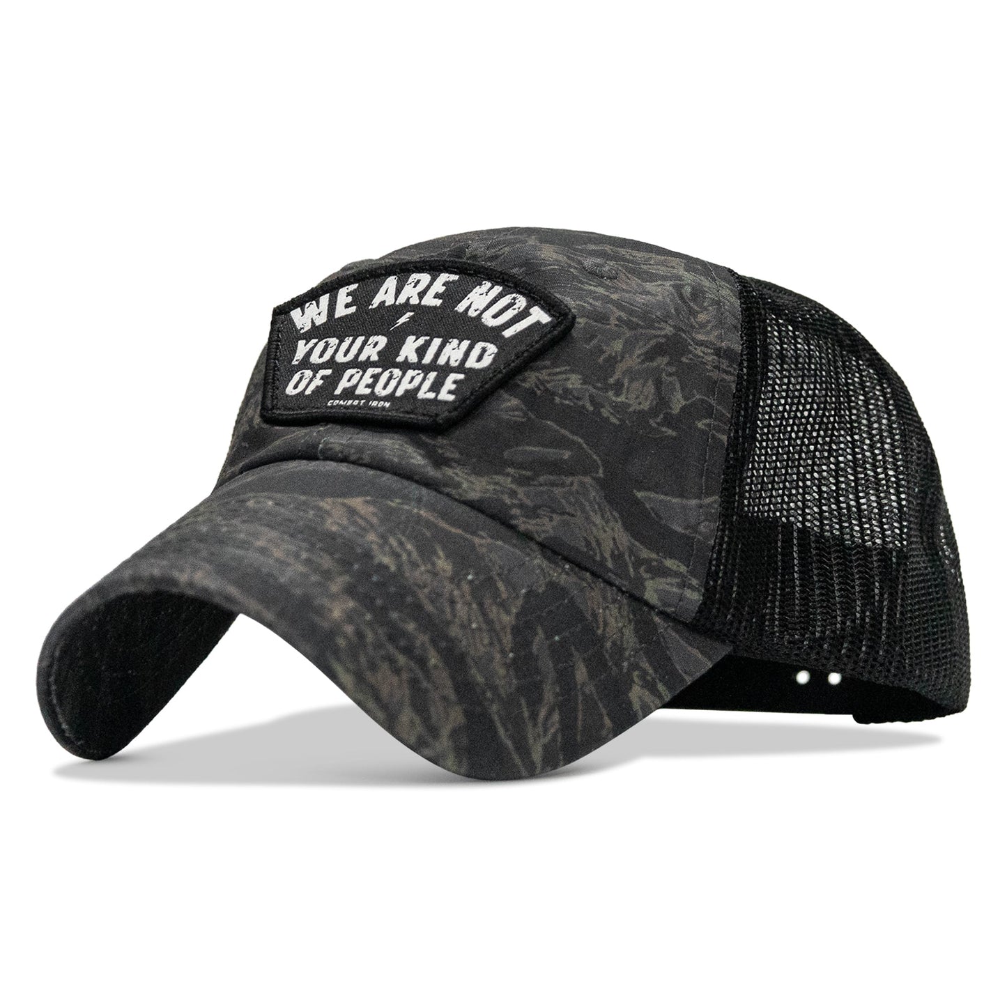 We Are Not Your Kind Of People Patch Tactical Ripstop Mesh Snapback Hat