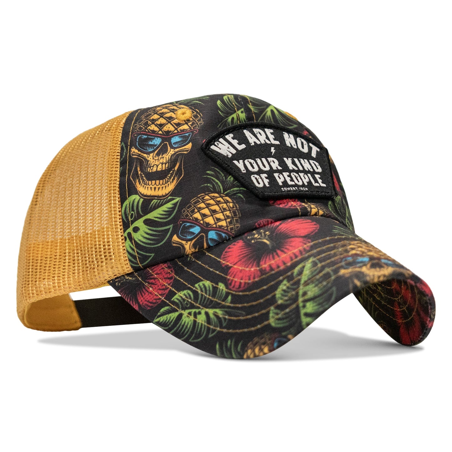 We Are Not Your Kind Of People Patch Tactical Ripstop Mesh Snapback Hat