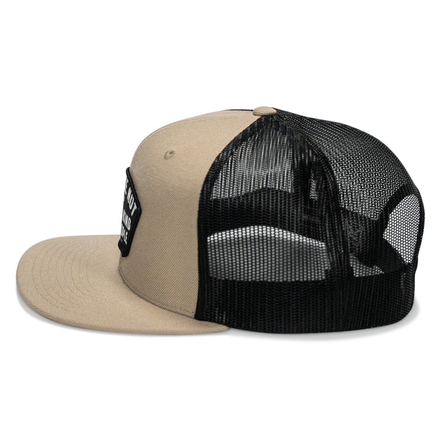 We Are Not Your Kind Of People Patch Flatbill Snapback Hat