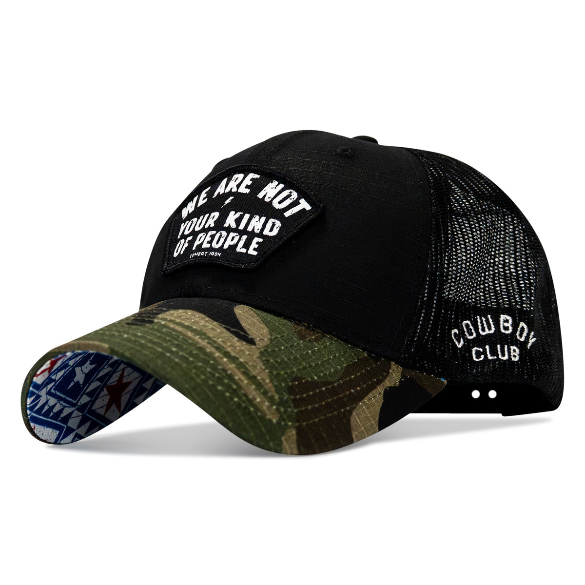We Are Not Your Kind Of People Patch Original Ripstop Snapback Hat