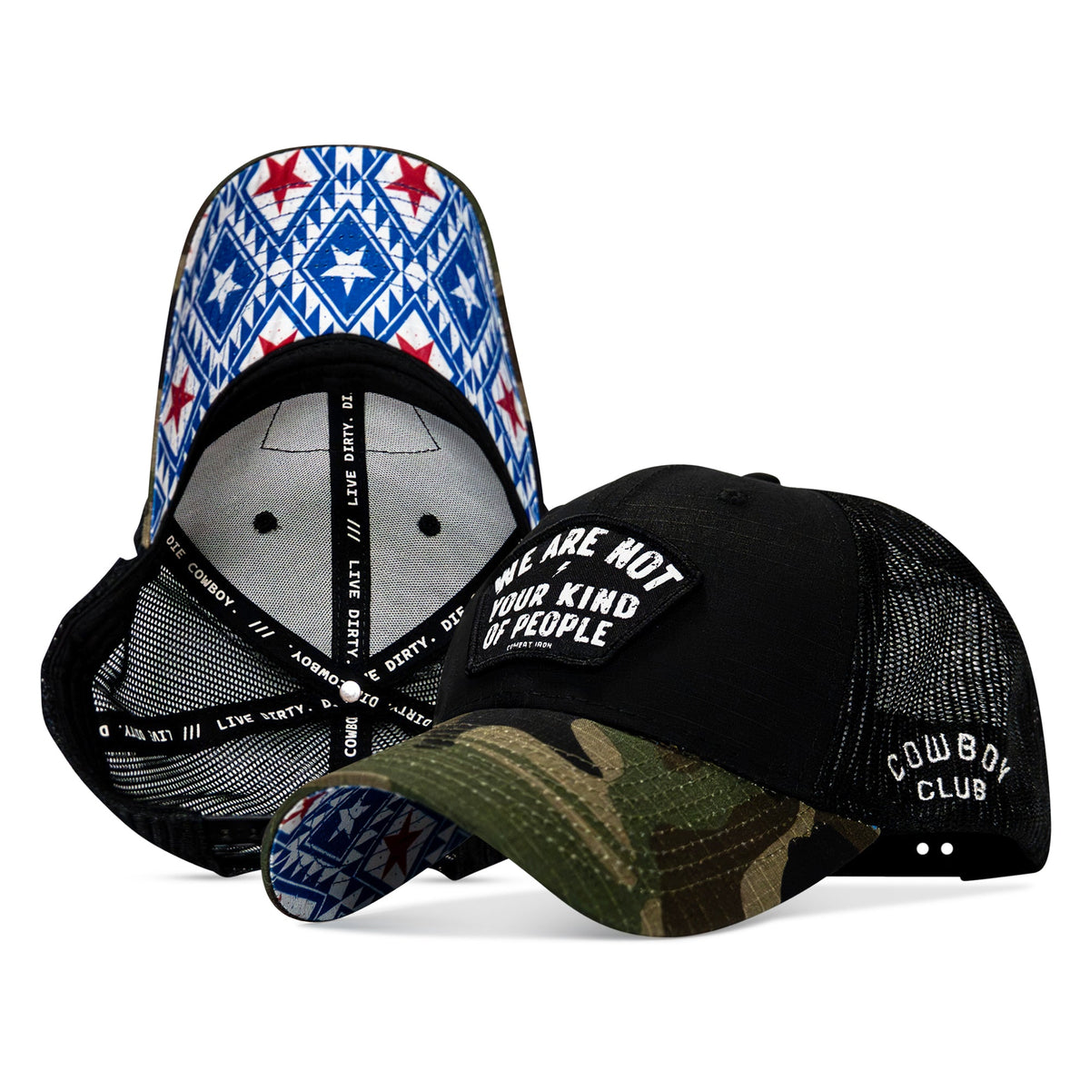 We Are Not Your Kind Of People Patch Original Ripstop Snapback Hat