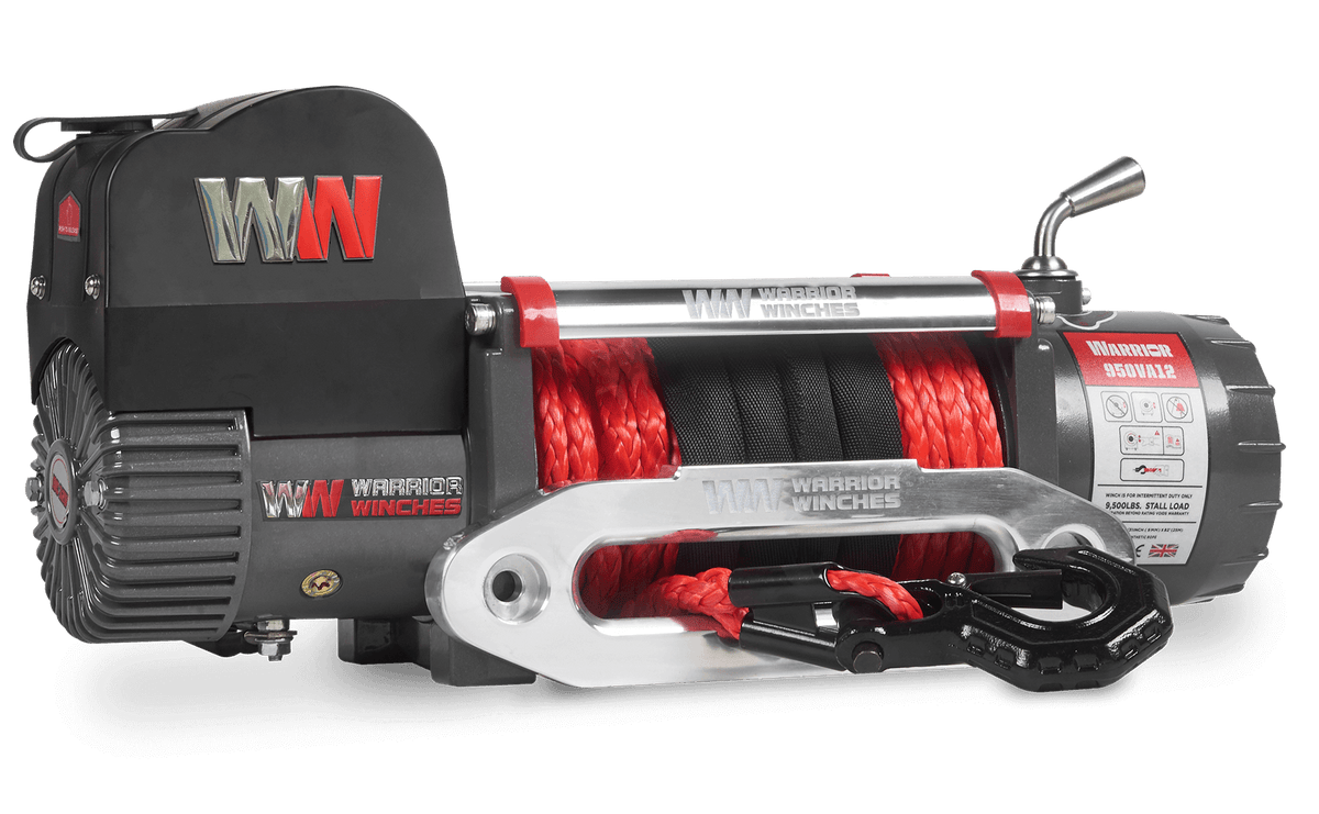 Samurai 10,000lb Electric Winch - 12v Synthetic Rope