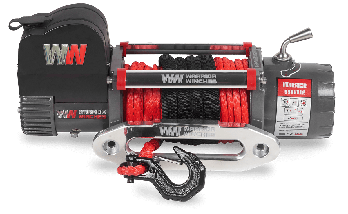 Samurai 10,000lb Electric Winch - 12v Synthetic Rope