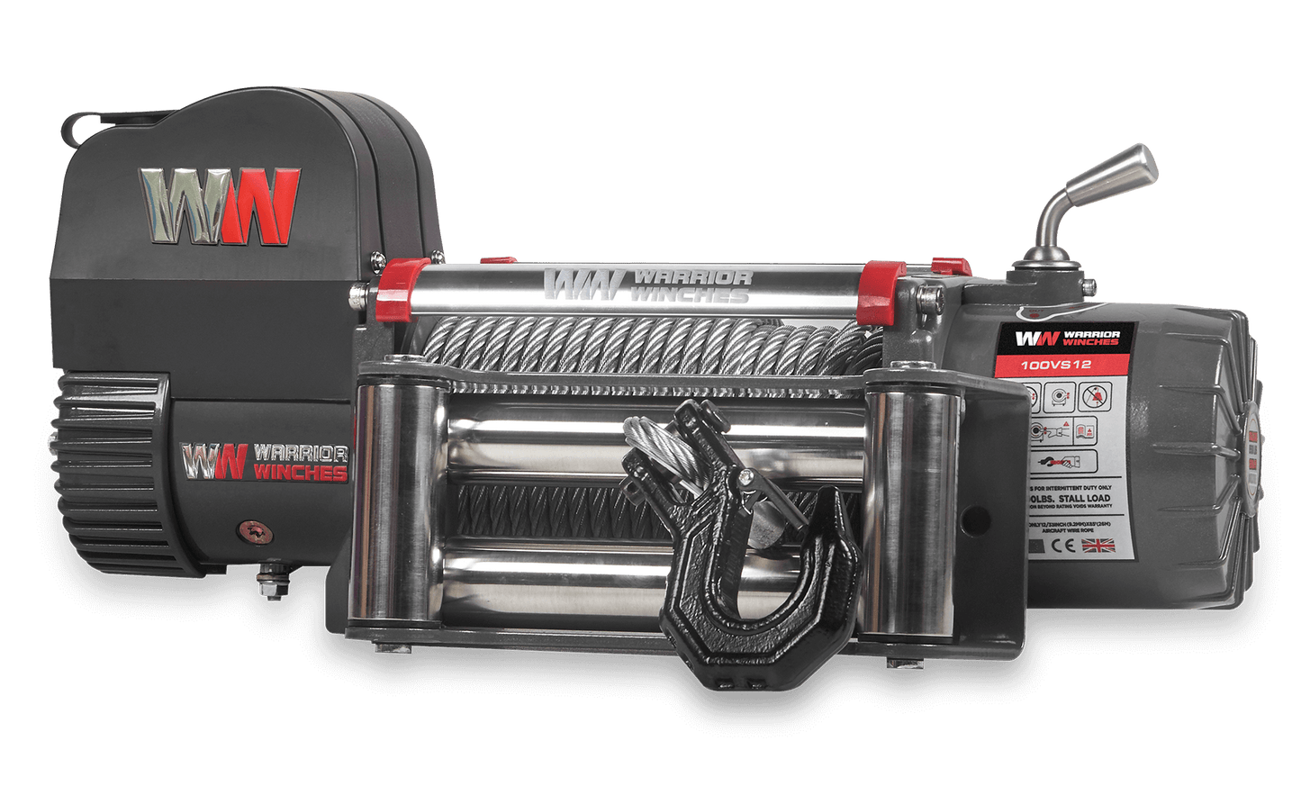 Samurai 10,000lb Electric Winch - 12v Steel Rope