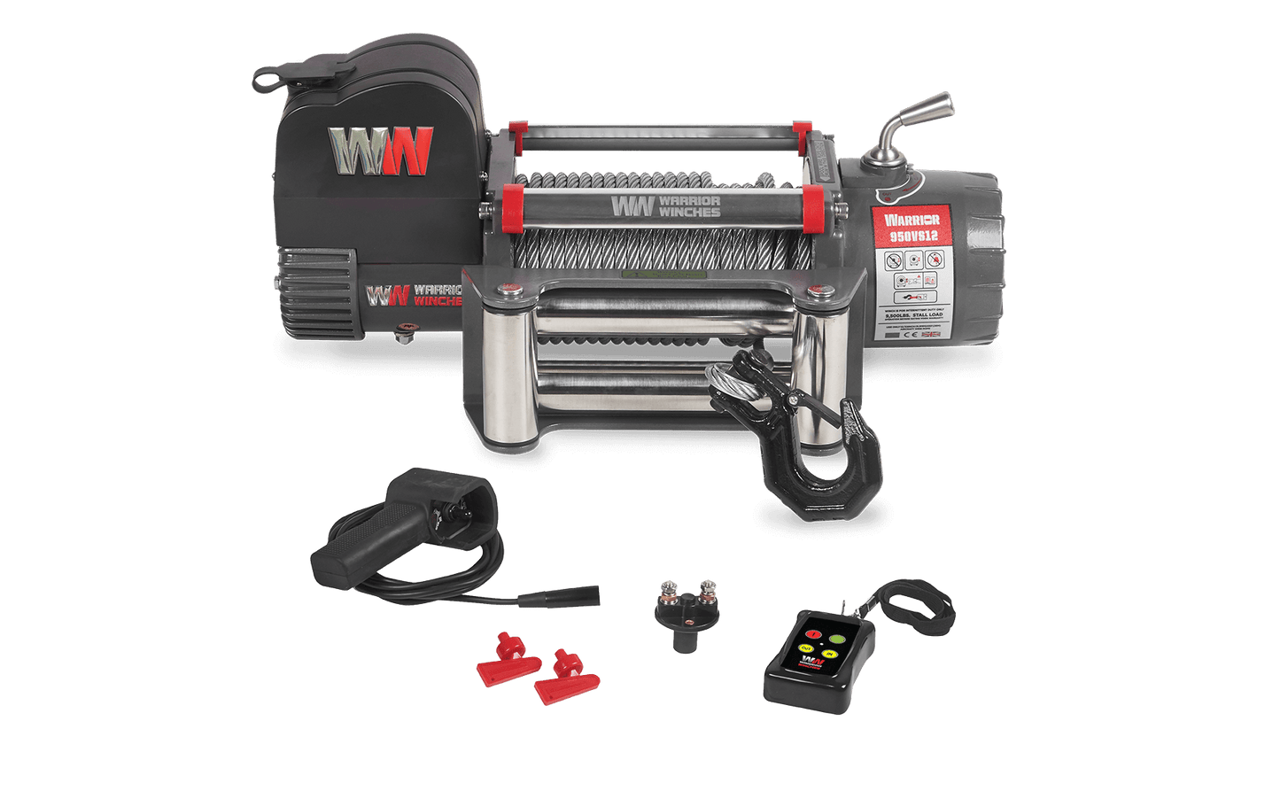 Samurai 10,000lb Electric Winch - 12v Steel Rope