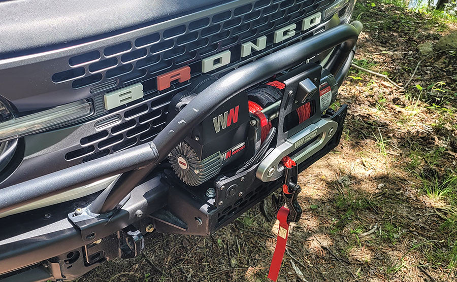 Samurai 12,500lb Electric Winch - 12v Synthetic Rope
