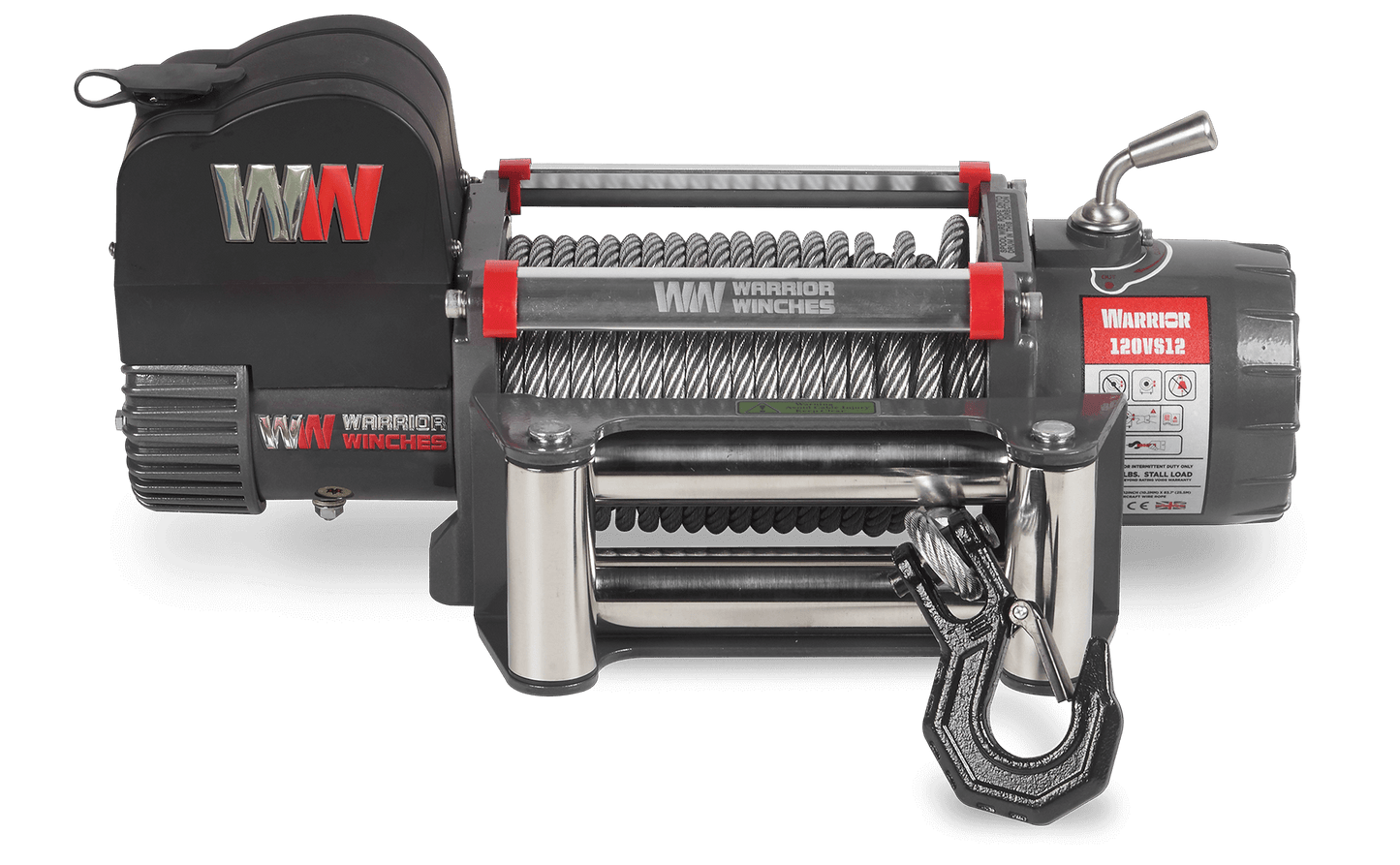 Samurai 12,500lb Electric Winch - 12v Steel Rope