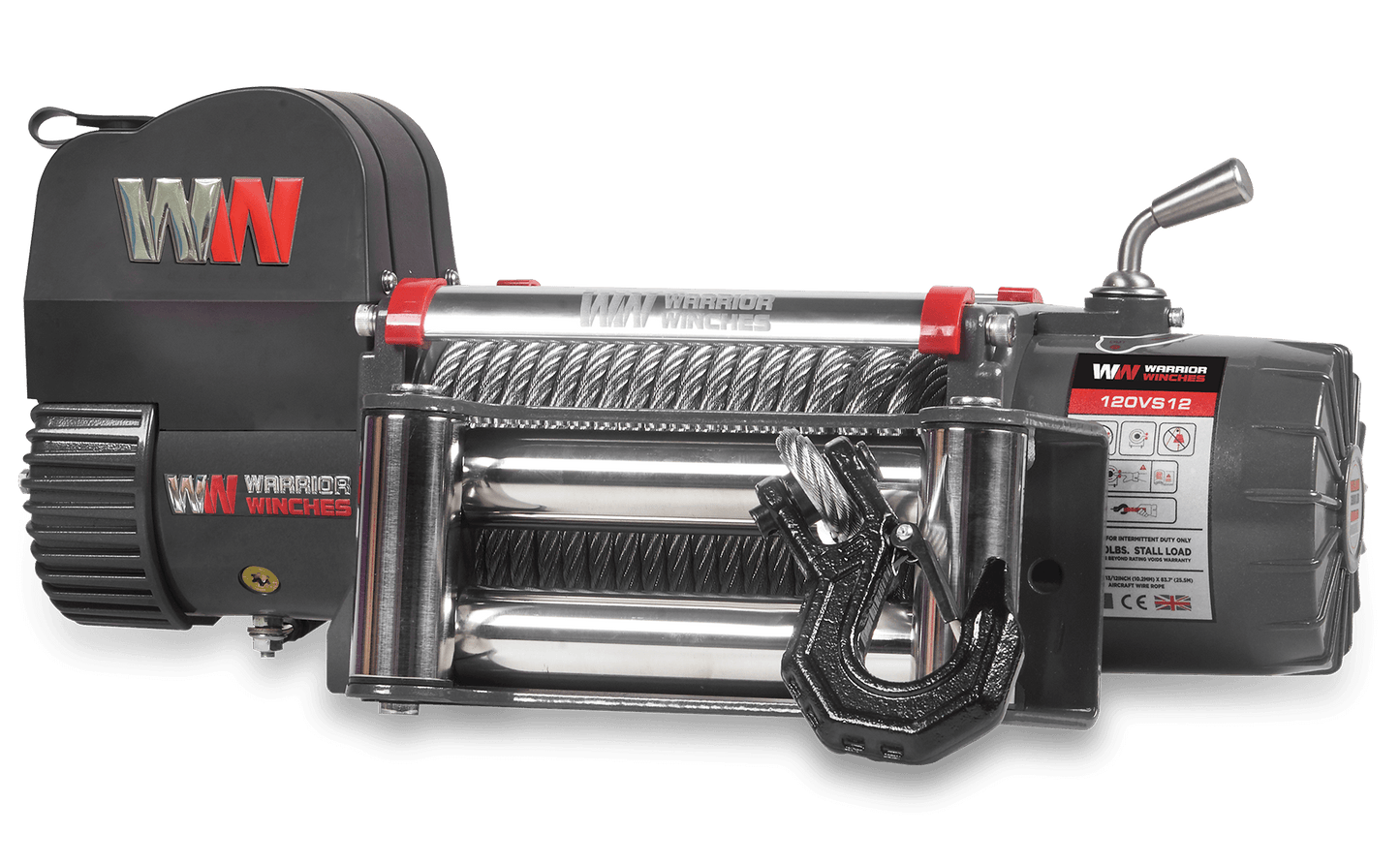 Samurai 12,500lb Electric Winch - 12v Steel Rope