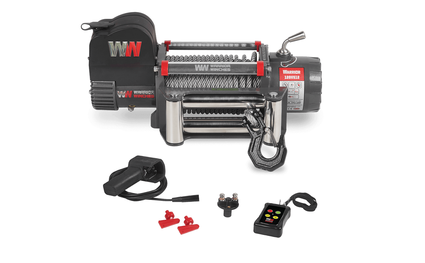 Samurai 12,500lb Electric Winch - 12v Steel Rope
